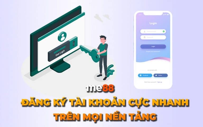 Các bước đăng ký tài khoản me88 cực nhanh